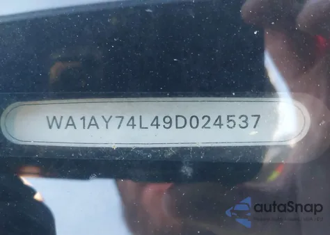 2009 Audi Q7 3.6 5 Passenger/3.6 Premium from USA, damaged, VIN WA1AY74L49D024537